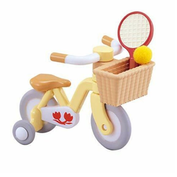 Calico Critters Other - Calico Critters Bicycle With Basket And Training Wheels For Critter Kids